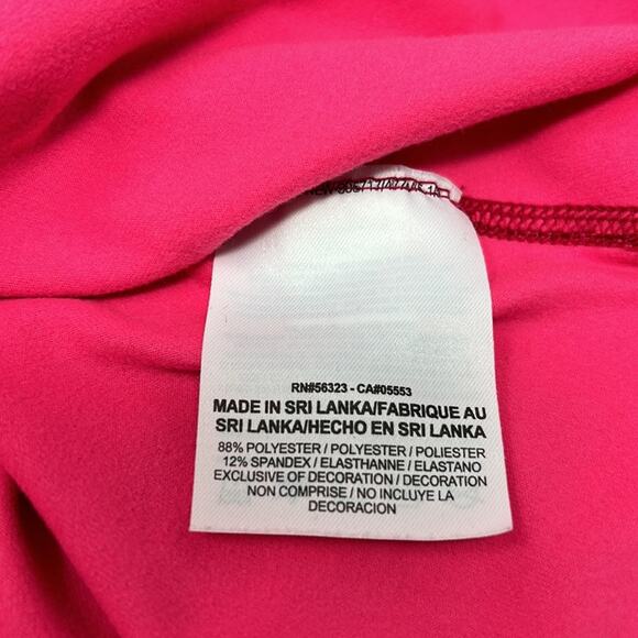 Nike Pro  Dri Fit Women's Pink Print Half Zip Pullover Activewear Top Medium - Picture 14 of 16